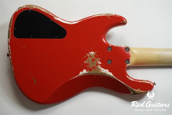  XJ-1T 5st Fiesta Red (Lacquer) Heavy Aged/Alder/R #2386
